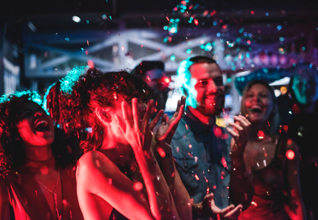 people enjoying party